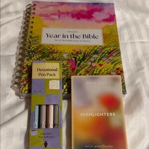 Alabaster 52-week Bible Study for Women with pen and highlighter set